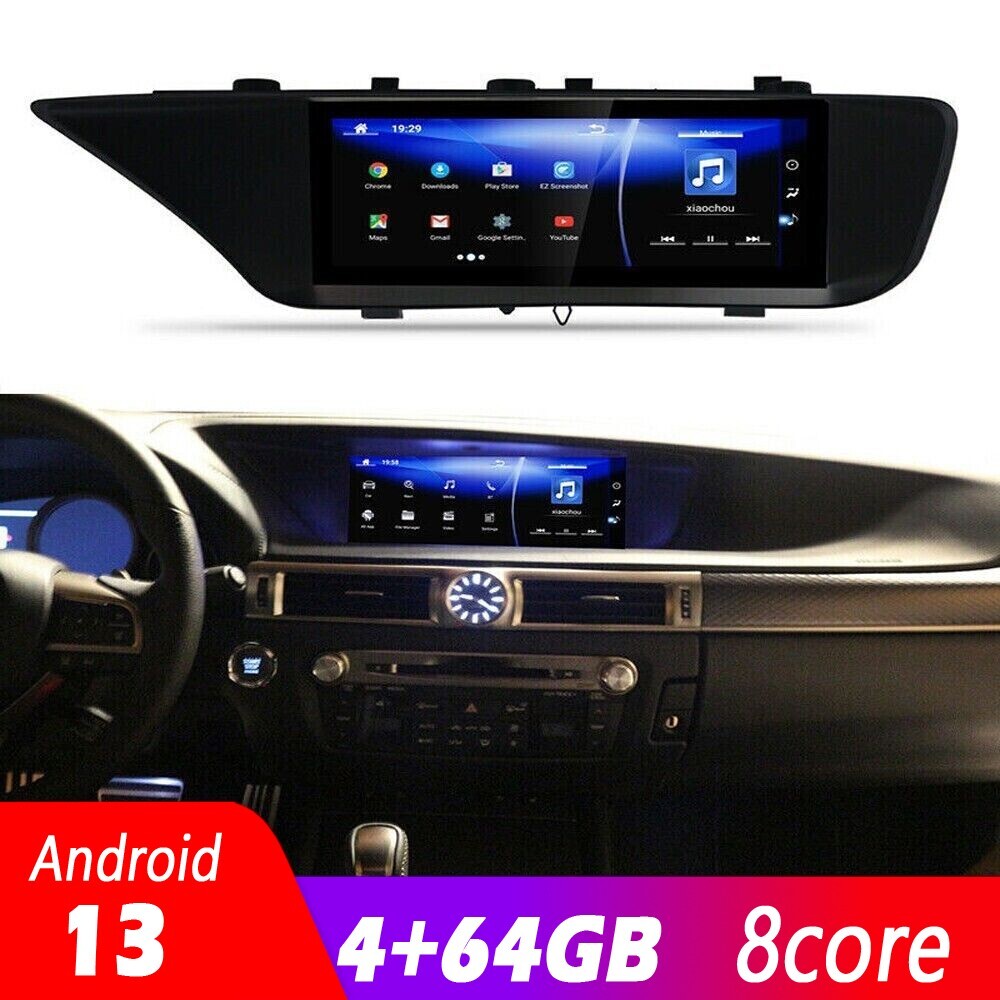 Android Gps Navigation Bluetooth For Lexus Gs Gs250 Gs300 Gs350 12~16 4+64g