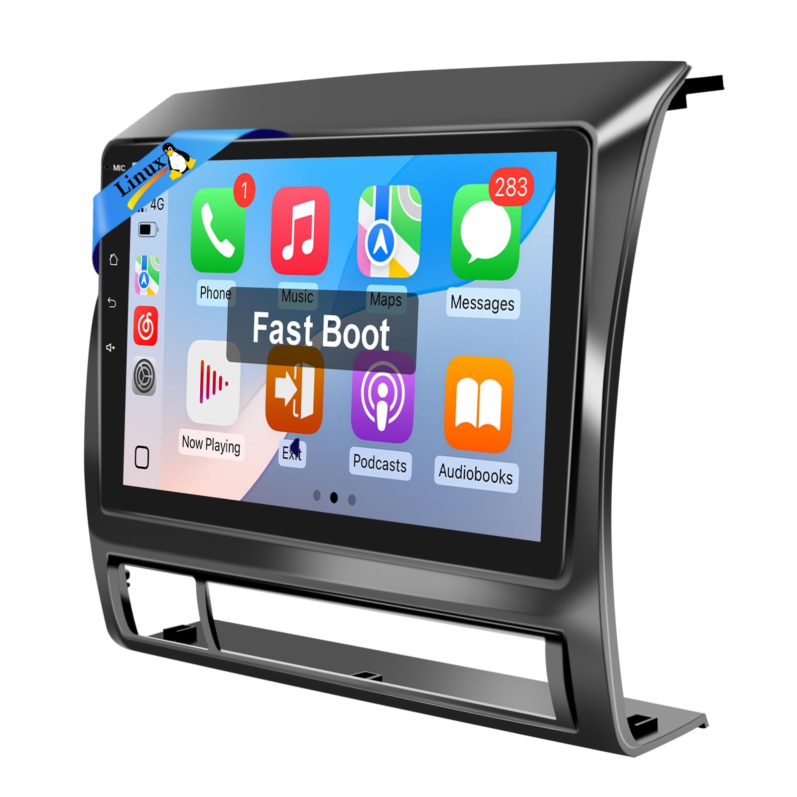 Leadfan 9-Inch Linux Car Stereo for Toyota Tacoma 2005-2015, CarPlay Ready