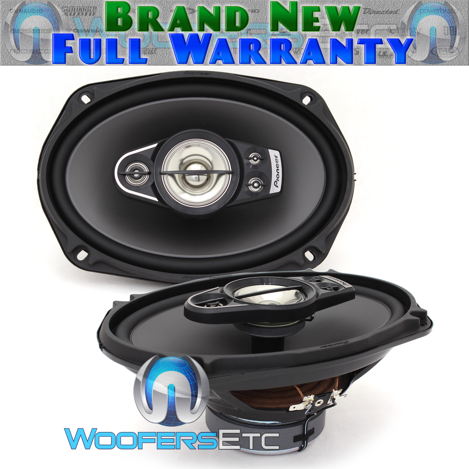 PIONEER TS-A6987S 6X9″ 700W 5-WAY TWEETERS MOTORCYCLE LOUD COAXIAL SPEAKERS NEW