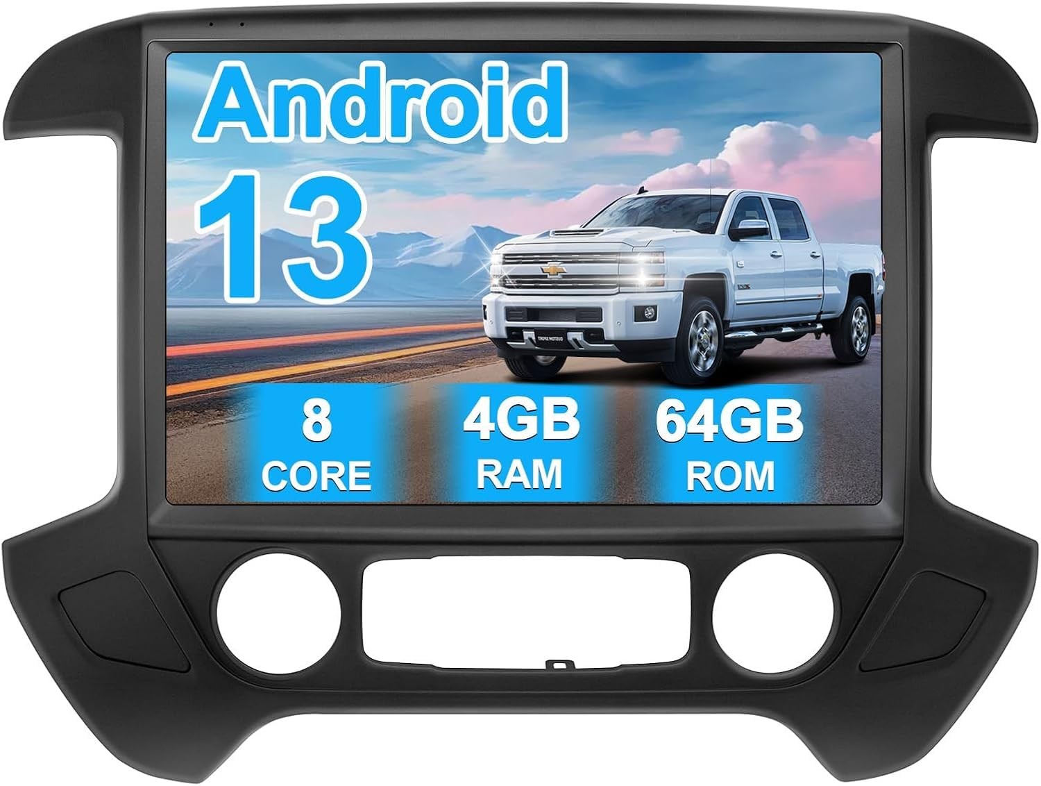 13.1inch Car Stereo Radio for Silverado & GMC Sierra 2014-2018 Android 13 4+64GB
