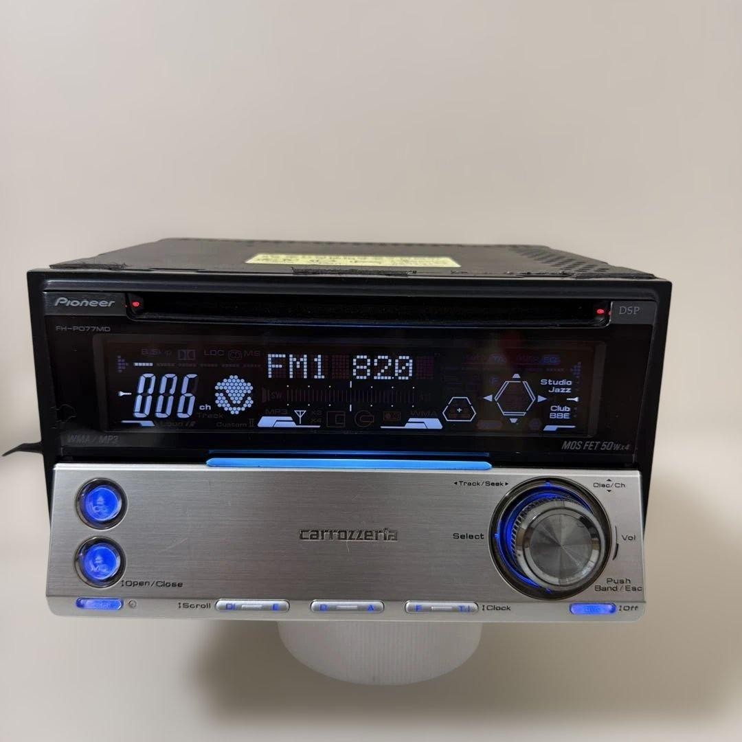 Carrozzeria FH-P077MD 2DIN MD/CD operation confirmed