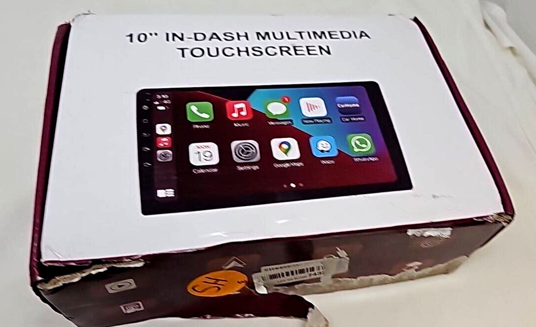Android Din Car Stereo Audio 10″ Multimedia Touchscreen HD 1080P Bluetooth