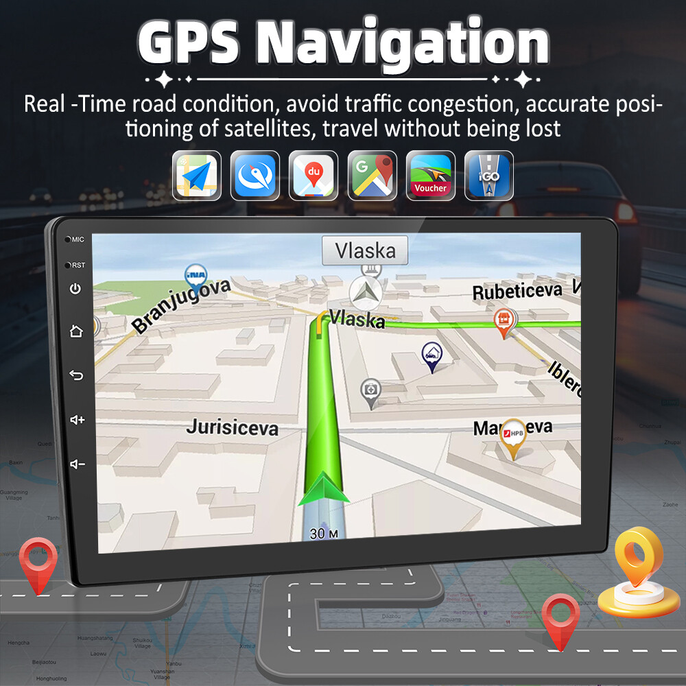 10″ Android 12 Car Radio Stereo Apple Carplay GPS Nav For Ford Mustang 10-14
