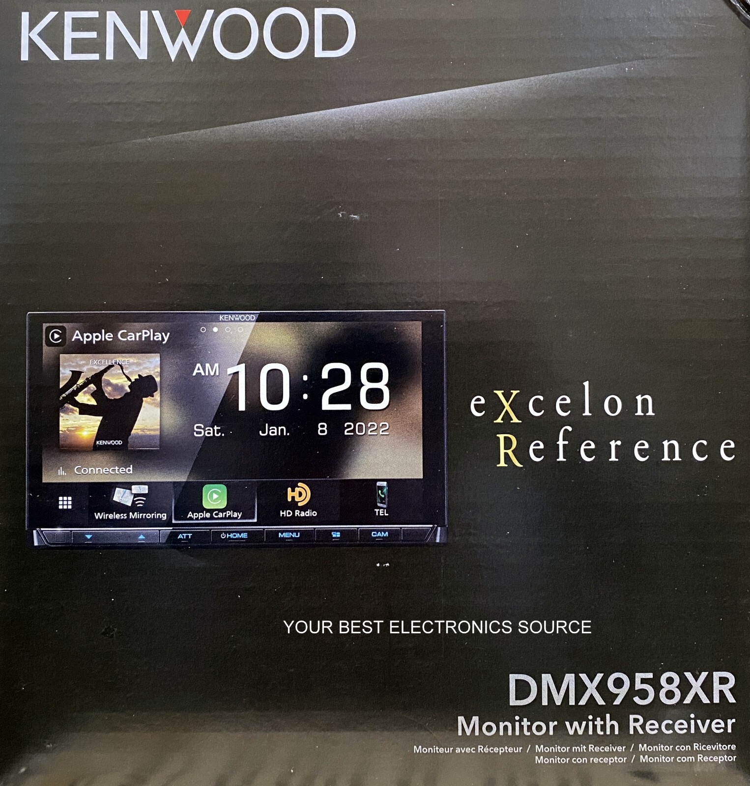 NEW Kenwood DMX958XR 6.8″ Screen Receiver, Wireless Android Auto & Apple CarPlay