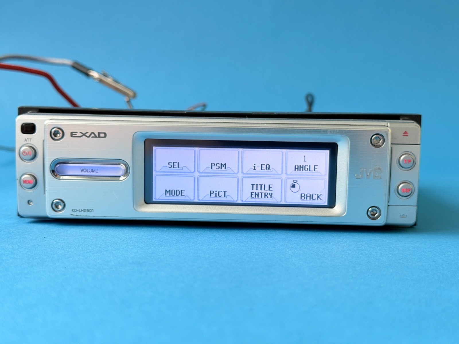 JVC KD-LHX501 Touchscreen Car Stereo CD MP3 Wma Receiver 1DIN Vintage Head Unit