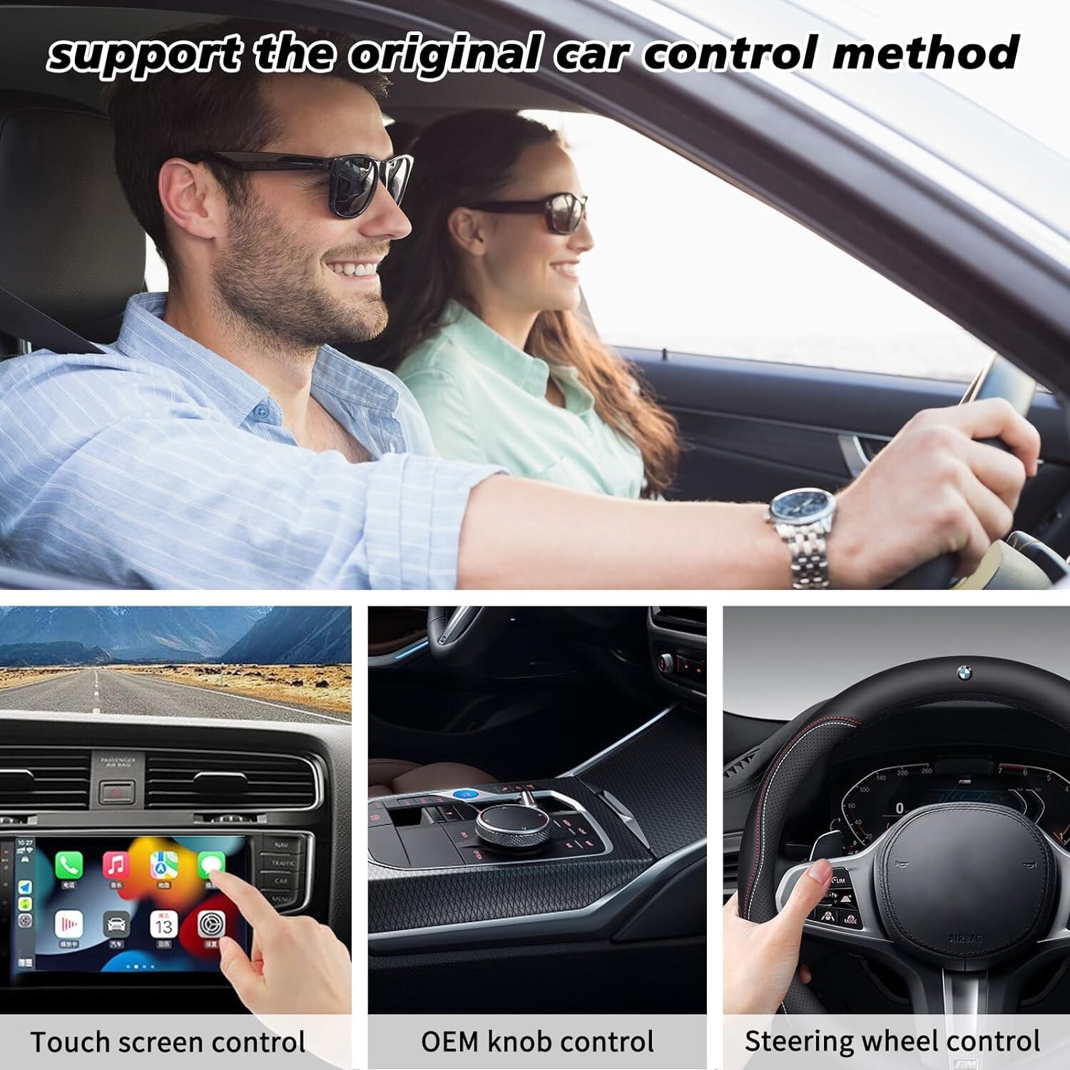Wireless CarPlay Adapter Compatible with Cars from 2015 and iPhone iOS 10+