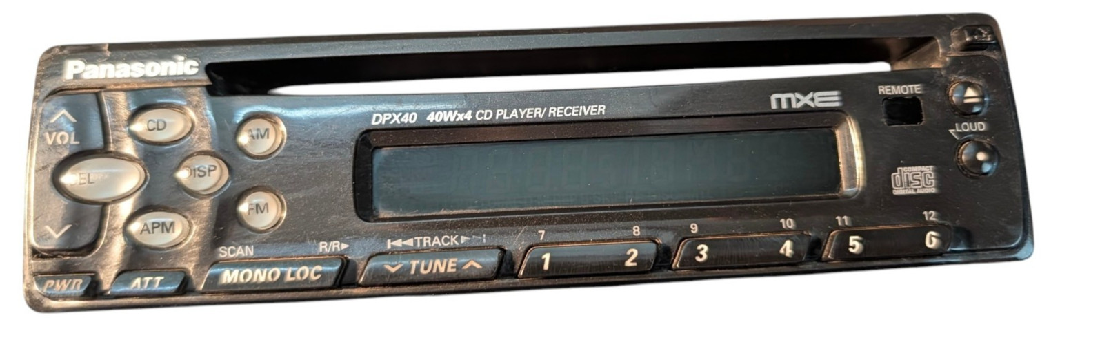 Panasonic DPX40 CD Receiver FACEPLATE ONLY