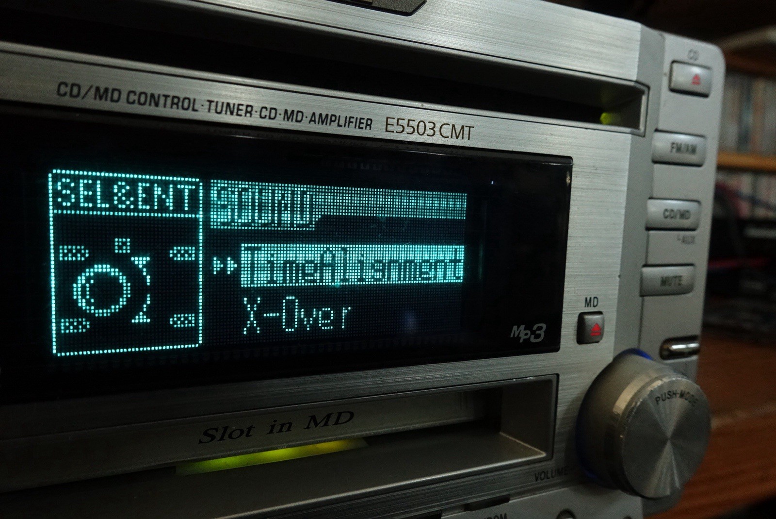 Eclipse E5503CMT.Hi End CD/MD/Aux Player. Copper Chassis.