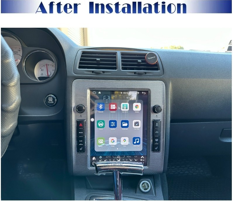 10.4″ 64GB Android Car Radio GPS Carplay Stereo For Dodge Challenger 2008~2014