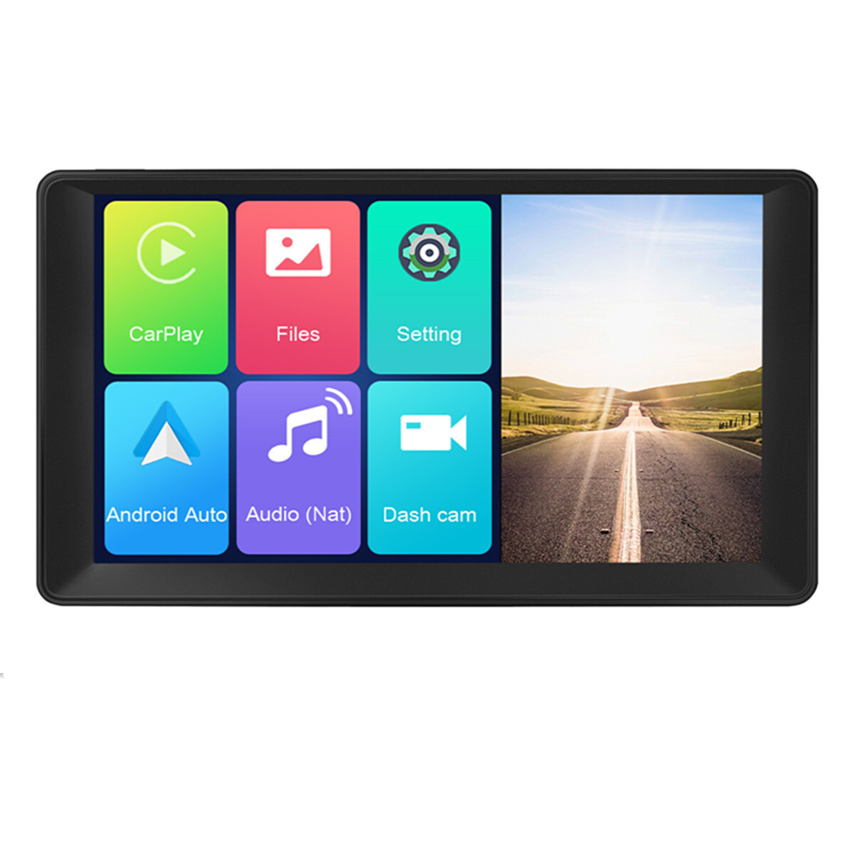 9” 4K Dash Cam Car DVR Video Recorder Monitor Stereo Radio Bluetooth MP5 Player