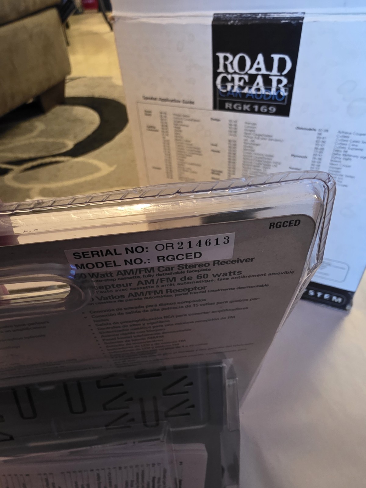 ROAD GEAR Car Audio RGK169 Cassette Receiver, Speakers, Complete System NEW Vint