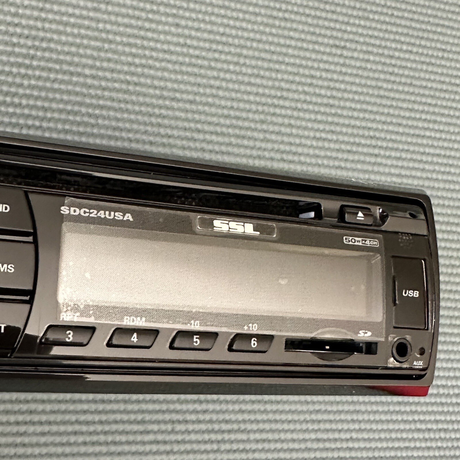SSL Car Stereo SDC24USA 200 Watts MP3 Compatible CD AM FM Receiver OPEN BOX RARE