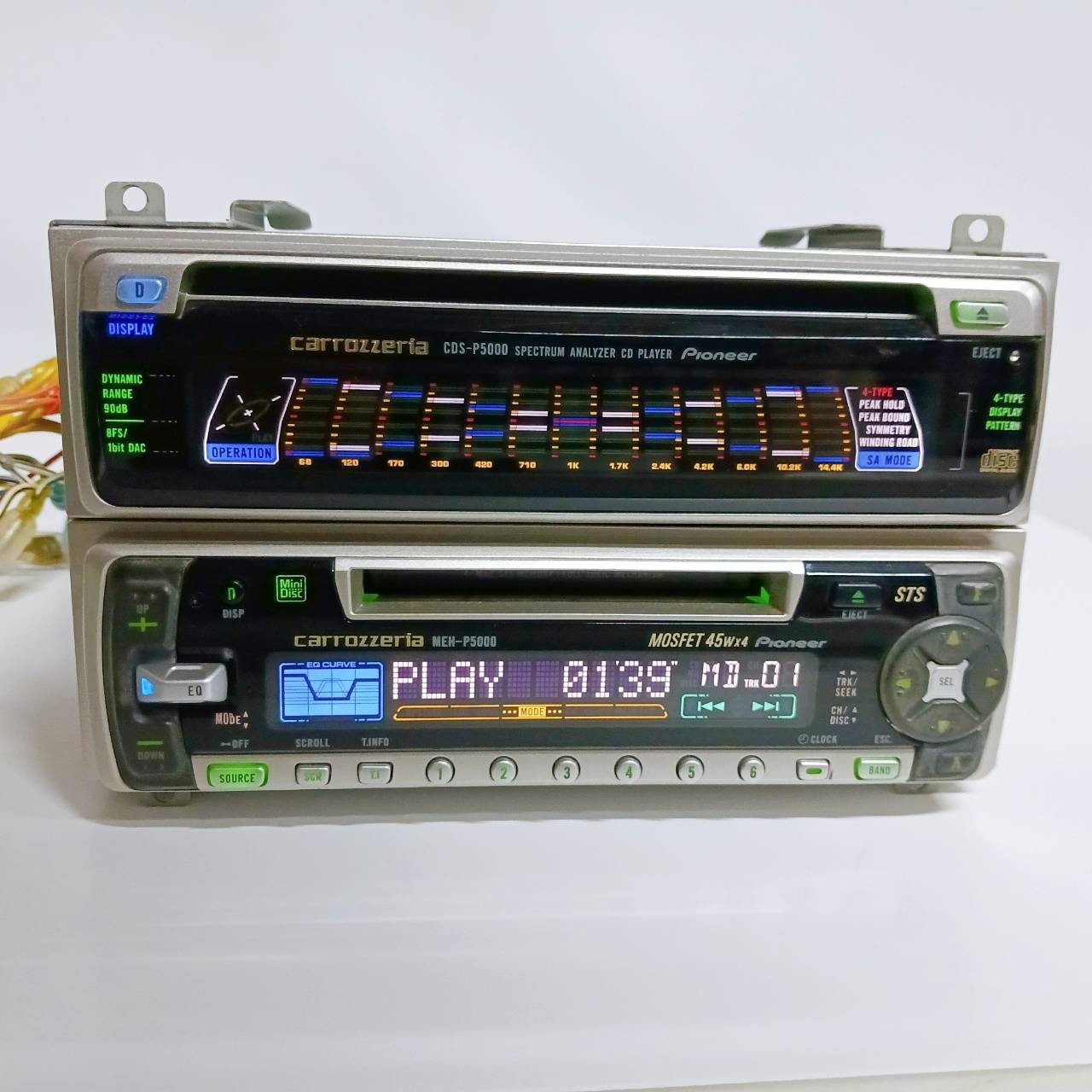 Pioneer Carrozzeria MEH-P5000 CDS-P5000 MD CD Car Audio Tested Japan BE058