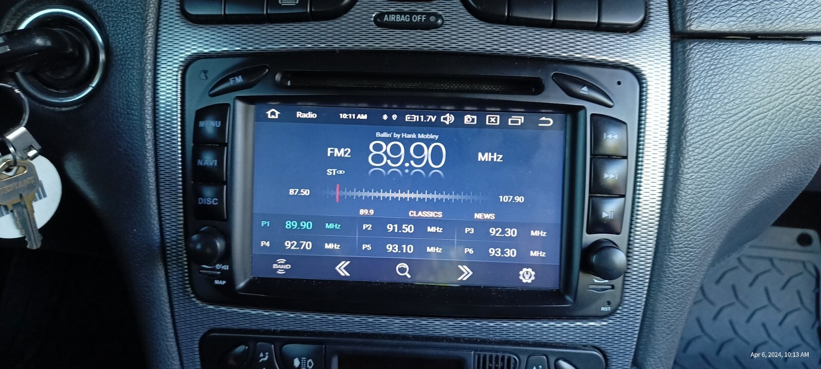 Car Multimedia Radio CD, SD, Player, Phone, 4GB RAM, 64GB ROM, for Mercedes Benz