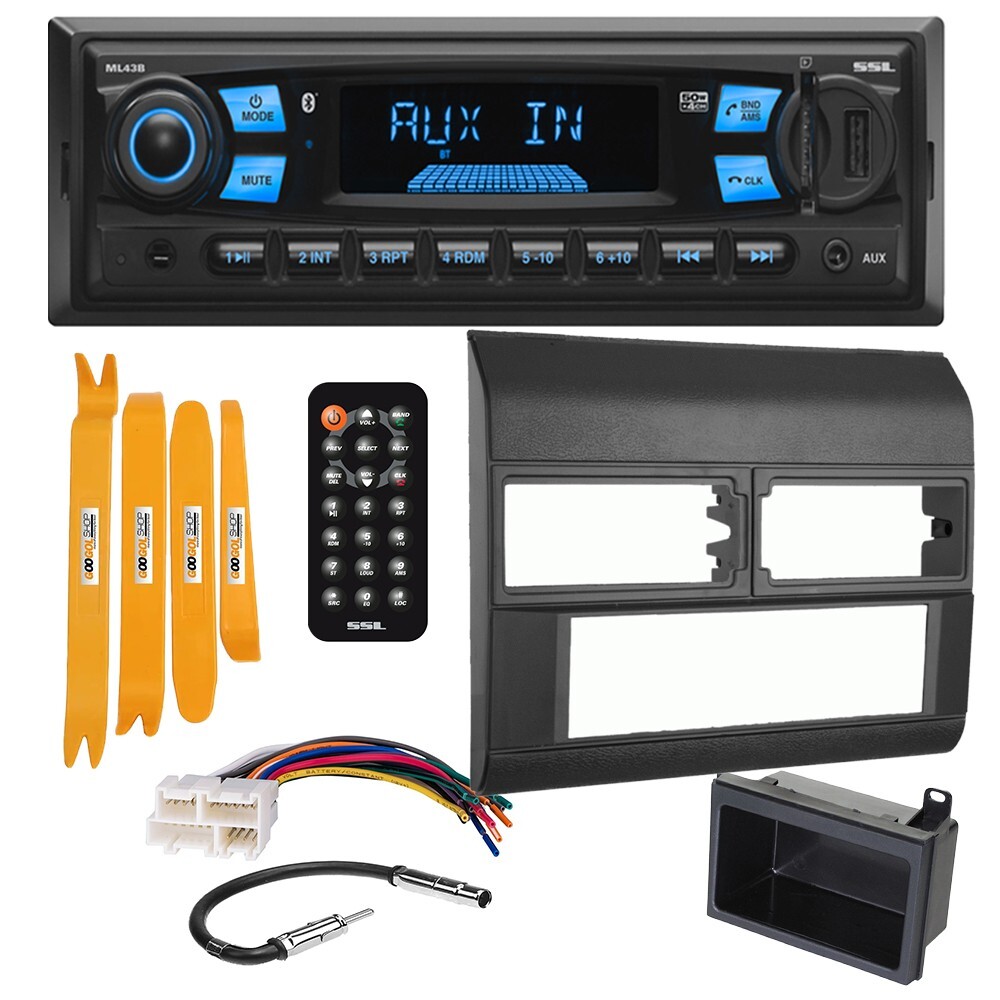 SSL Car Stereo Bluetooth/MP3/USB AM/FM Install kit For 1988-1994 GM C/K 1500 GRY