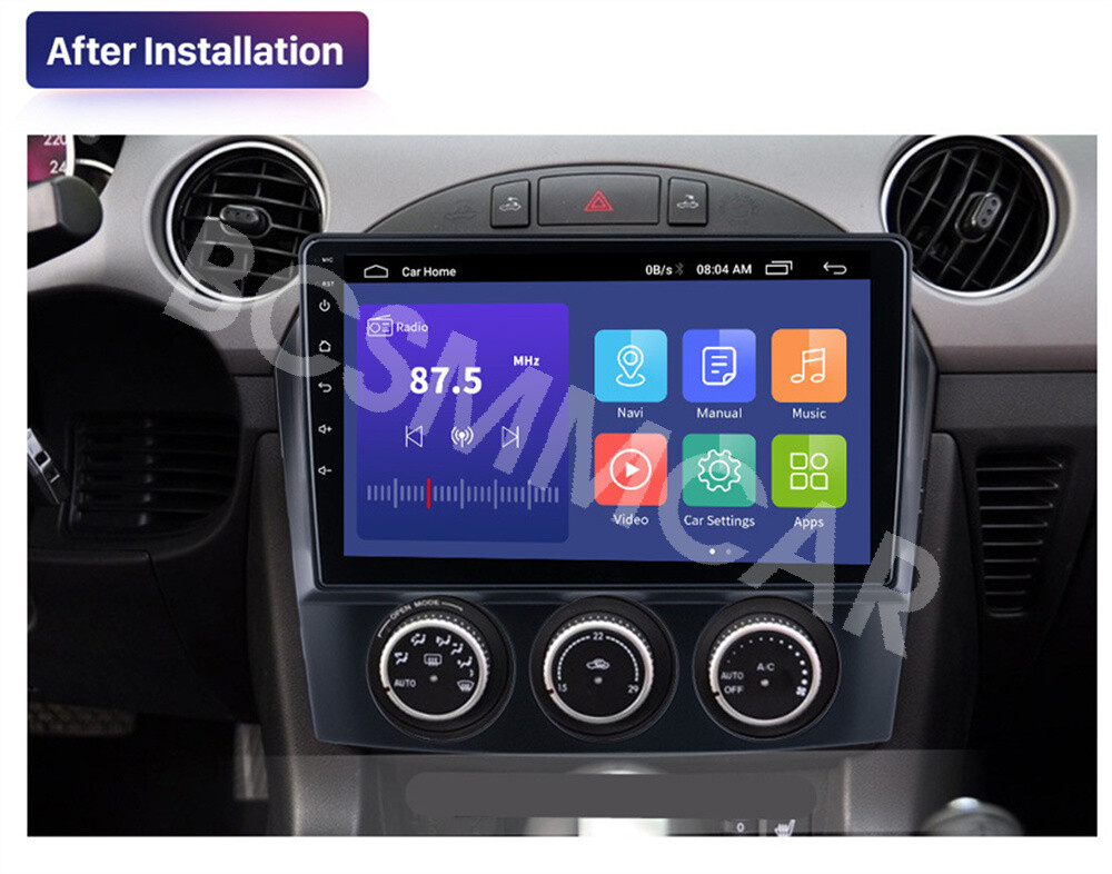 2DIN Car Stereo Radio GPS USB AUX RDS/FM Head Unit Fit For Mazda MX-5 2019-2015