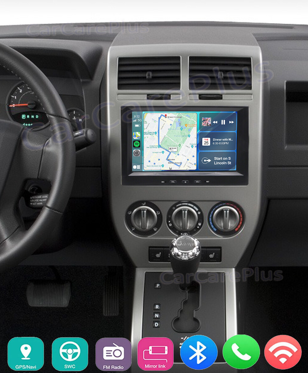 For Jeep Compass 2007 2008 2009 2010 Android 13.0 Carplay Stereo Radio GPS NAVI