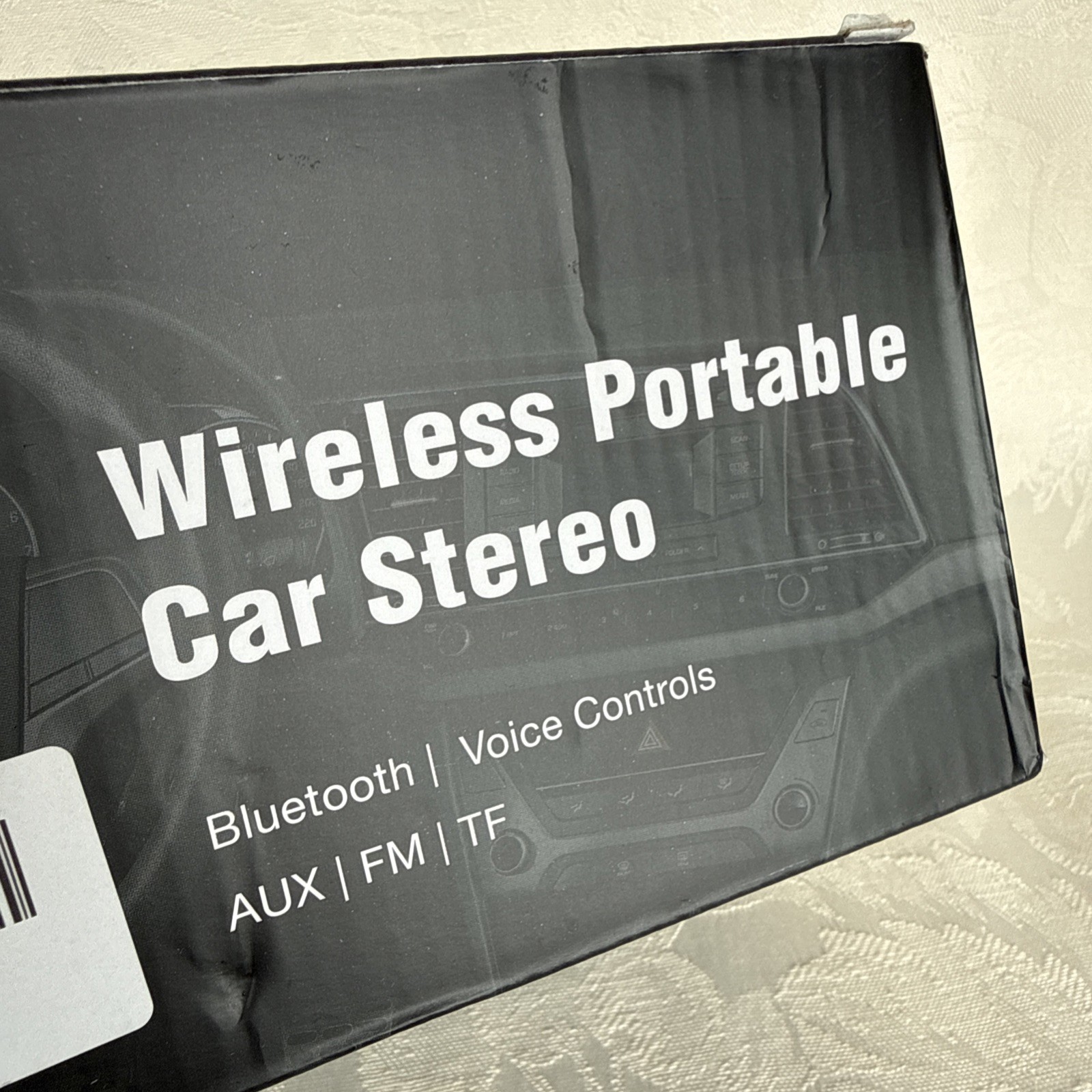Aphqua Wireless Portable Car Stereo New Bluetooth/Siri/FM Aux!