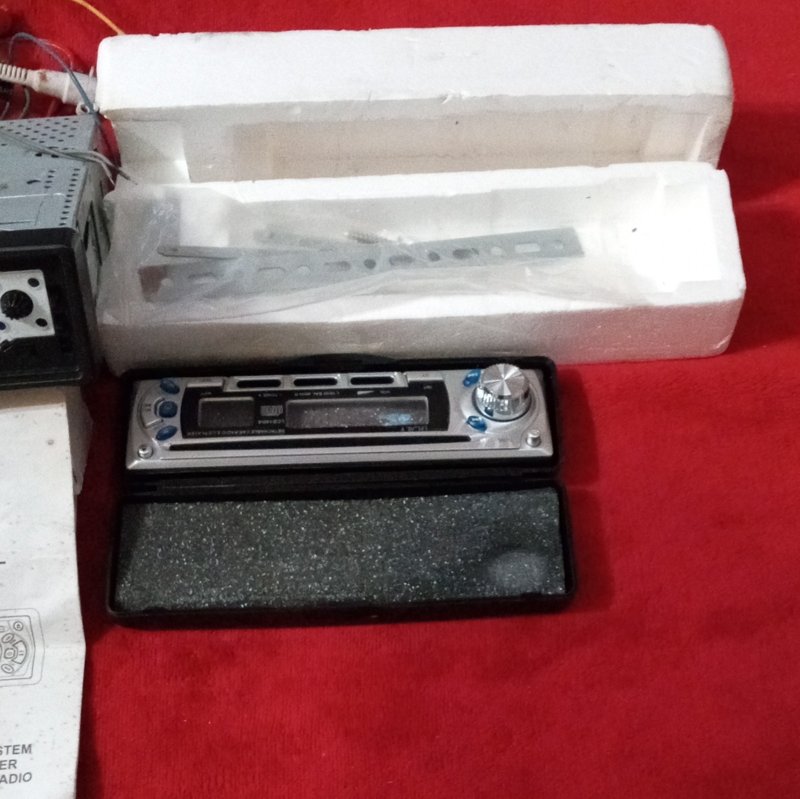 Legacy LCD14DX 1 DIN In-Dash CD Player Car Stereo Head Unit, Detachable Face