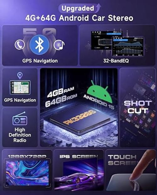 Audi TT MK2 2006-2014 Car Stereo with 4GB+64GB 4Core 4G+64G