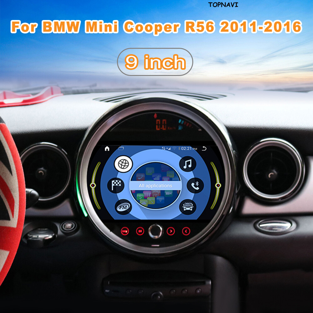 9″Car Media Player for BMW Mini Cooper R56 2011-2016 HD Radio GPS Navi DSP WiFi