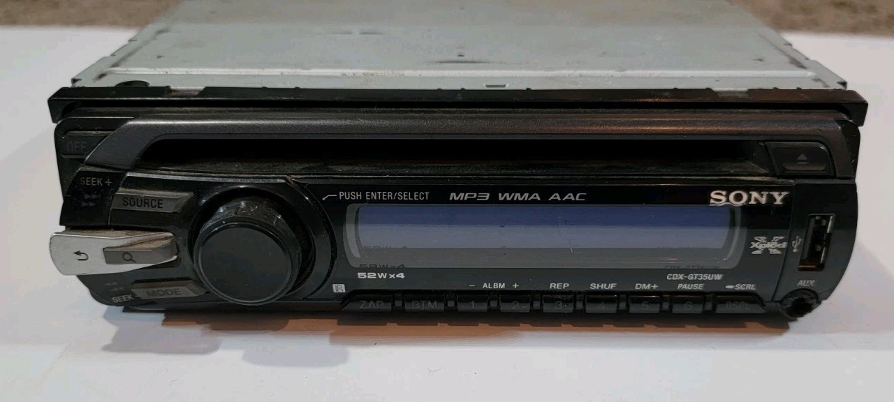 Sony Xplod CDX-GT35U AM FM CD Player Car Stereo No Harness