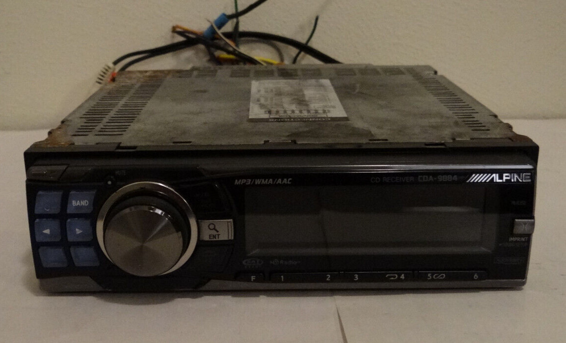 Alpine CDA-9884 MP3/WMA/AAC/CD In Dash Receiver 50Wx4 iPod Expandable HD Ready