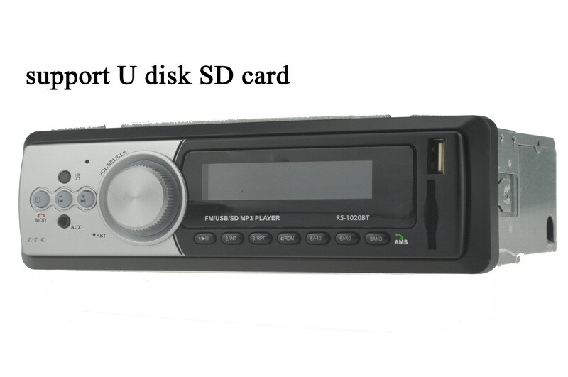 USB SD MMC Card Reader Car Audio Stereo Bluetooth ＋Microphone 1 DIN FM Receiver