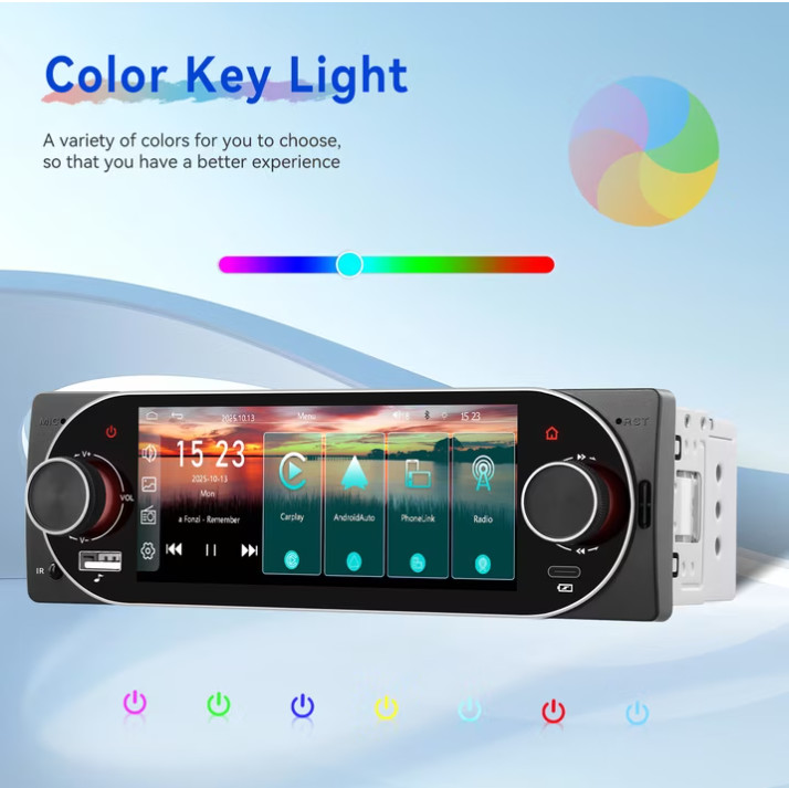Estereo De Pantalla con Bluetooth Para Coche Carro Auto MP3 Player WMA/WAV/APE/F