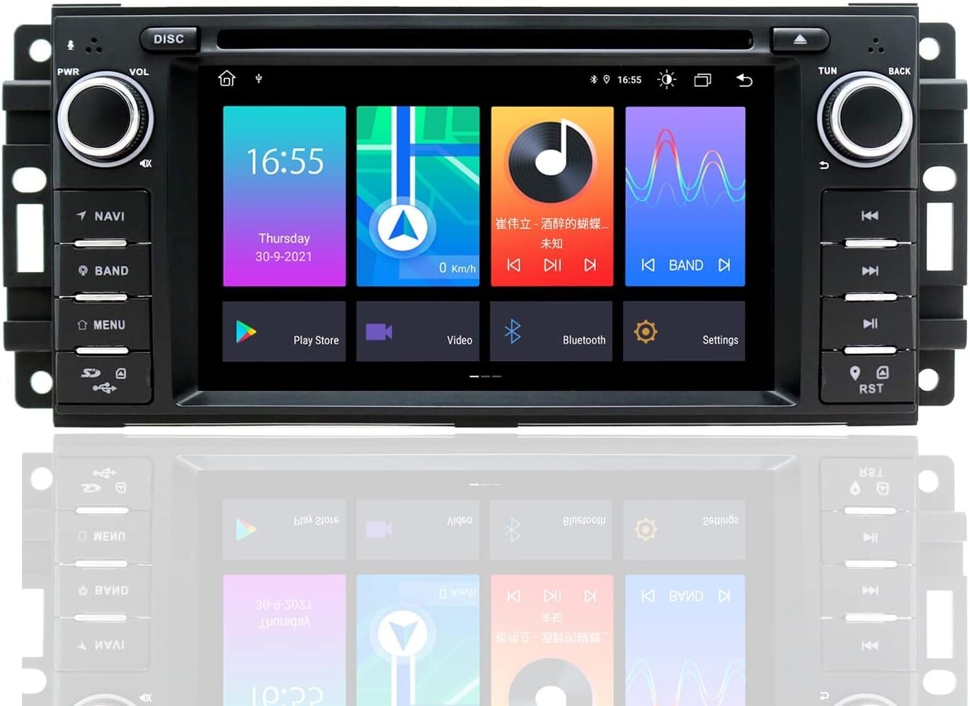 SWTNVIN Car Stereo Radio DVD Player X3E 2023 Used