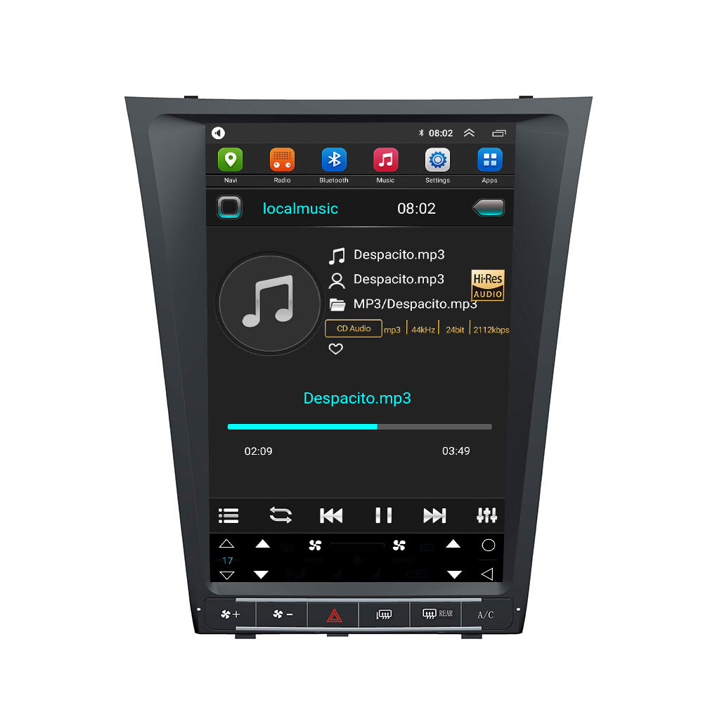 For Lexus GS GS300 GS460 GS450 GS350 2004-2011 Car Multimedia Player GPS Android