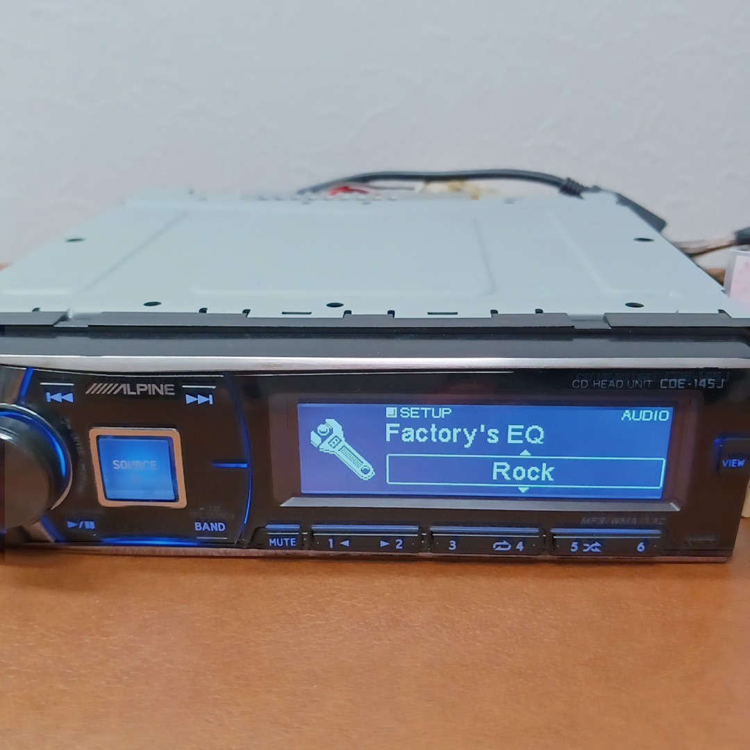 Alpine CDE-145J CD Player Car Audio – Operation Confirmed