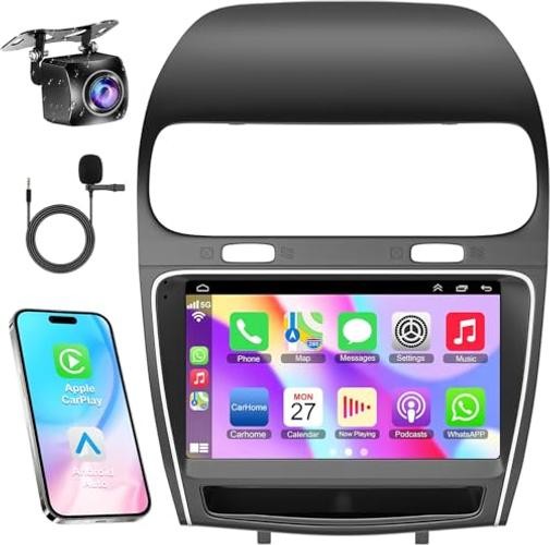 4G+64G 8-core Car Radio for Dodge Journey 2011-2019, 9 Inch For Journey 11-19