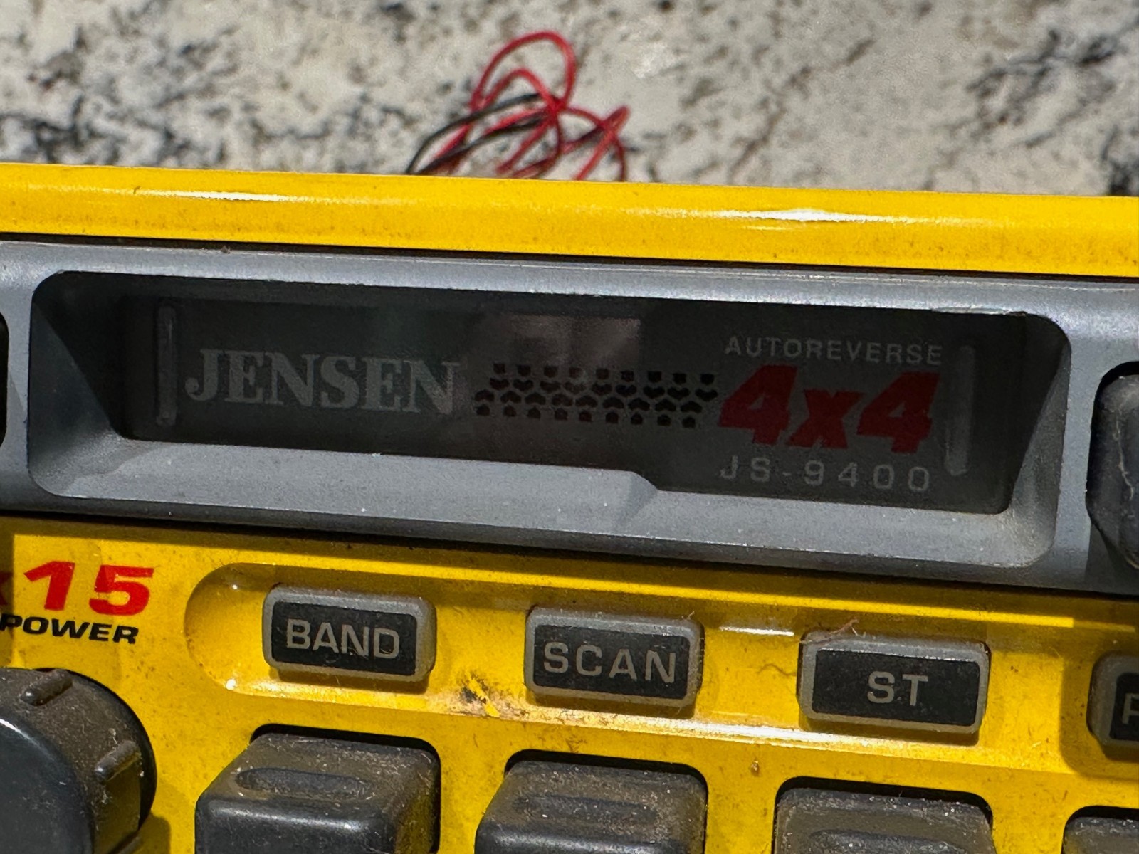 JENSEN JS-9400 All Terrain 4×4 AM/FM Radio Cassette Stereo Barn Find PARTS