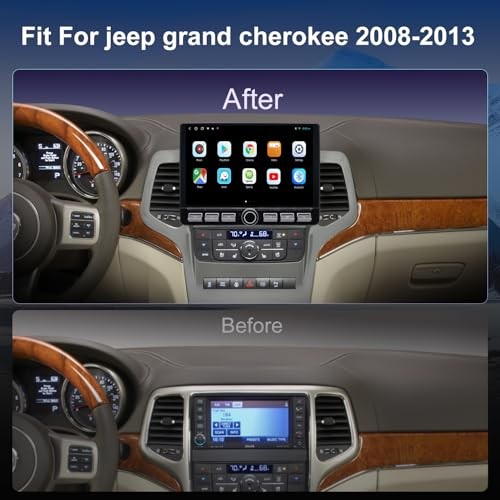4G LTE QLED Radio For Jeep Grand Cherokee 2011-2013