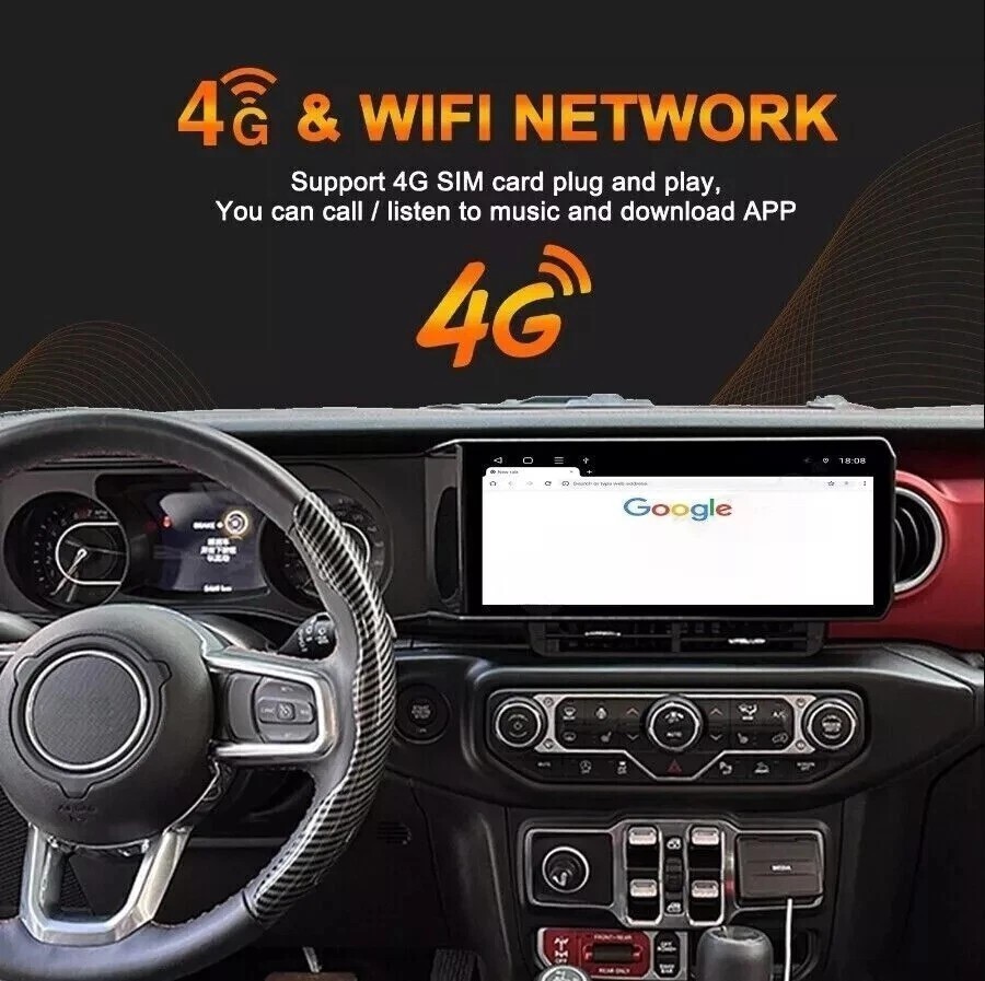 NEW 15″ Car Radio For Jeep Wrangler Jl Gladiator 2018-2023 Gps Navigation Stereo