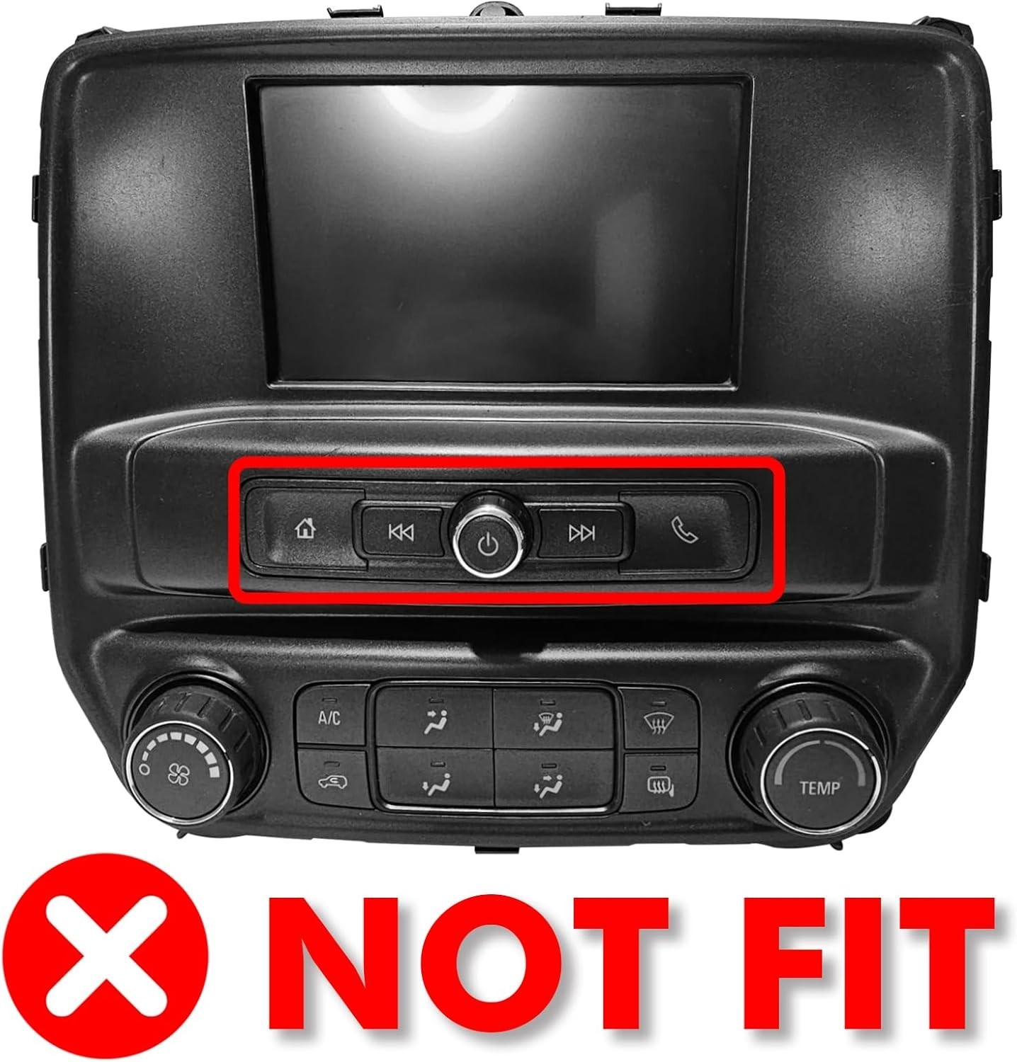 Carplay For 2014-2018 Chevrolet Silverado GMC Sierra Stereo Radio Car GPS Wifi