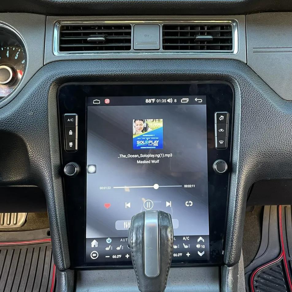 12.1″ Tesla Style For Ford Mustang 2008-2014 Stereo Car Player Gps Navigation
