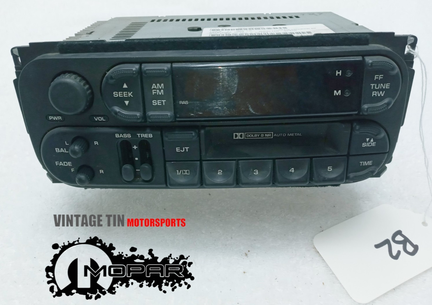 New-Take Out from Dealer AM FM Cassette 1998-02 Dodge Chrysler Jeep P56038931AB