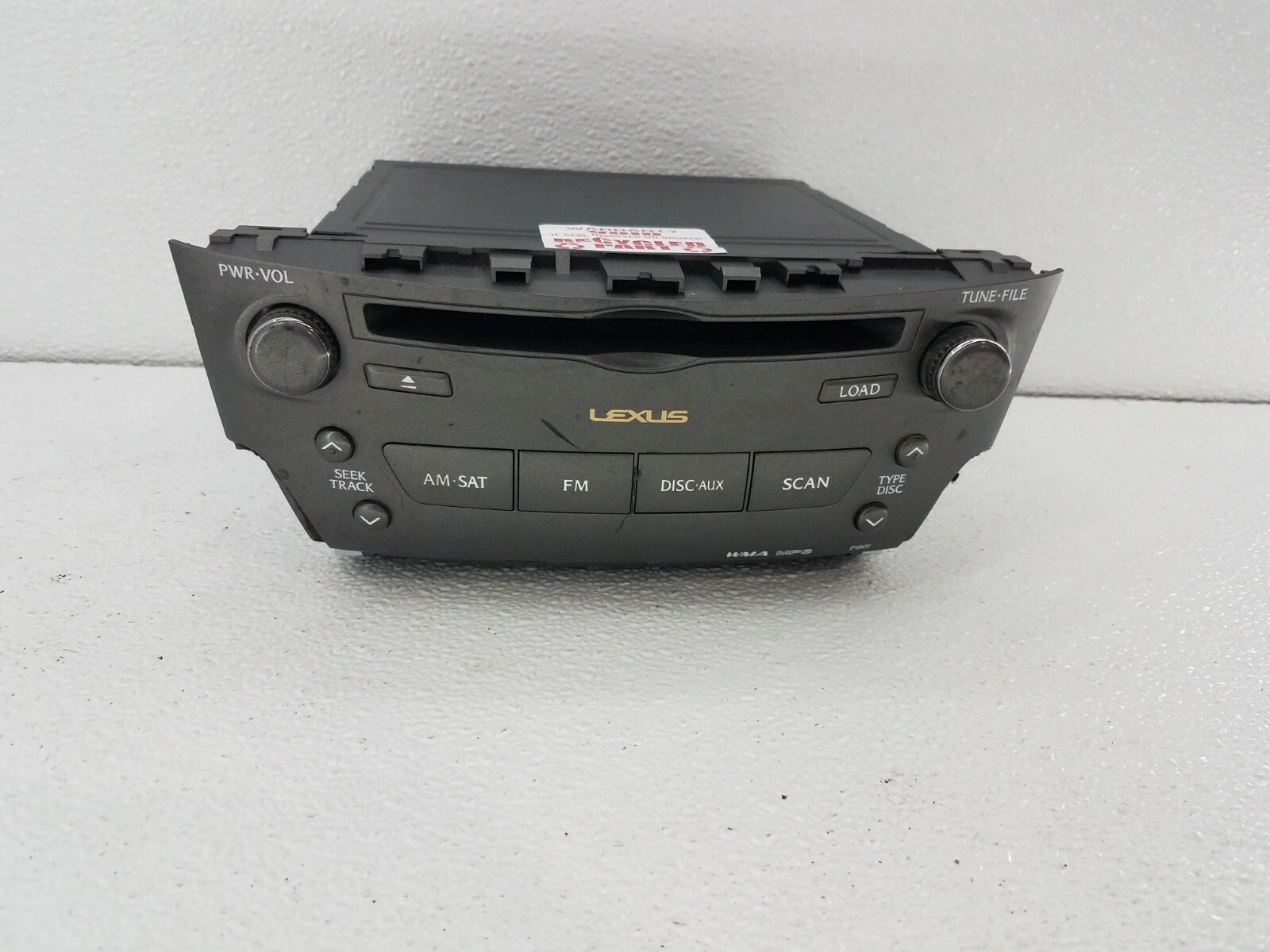 2006-2008 lexus IS250 / IS350 radio receiver 6 disc CD (ID: P1801) 86120-53320