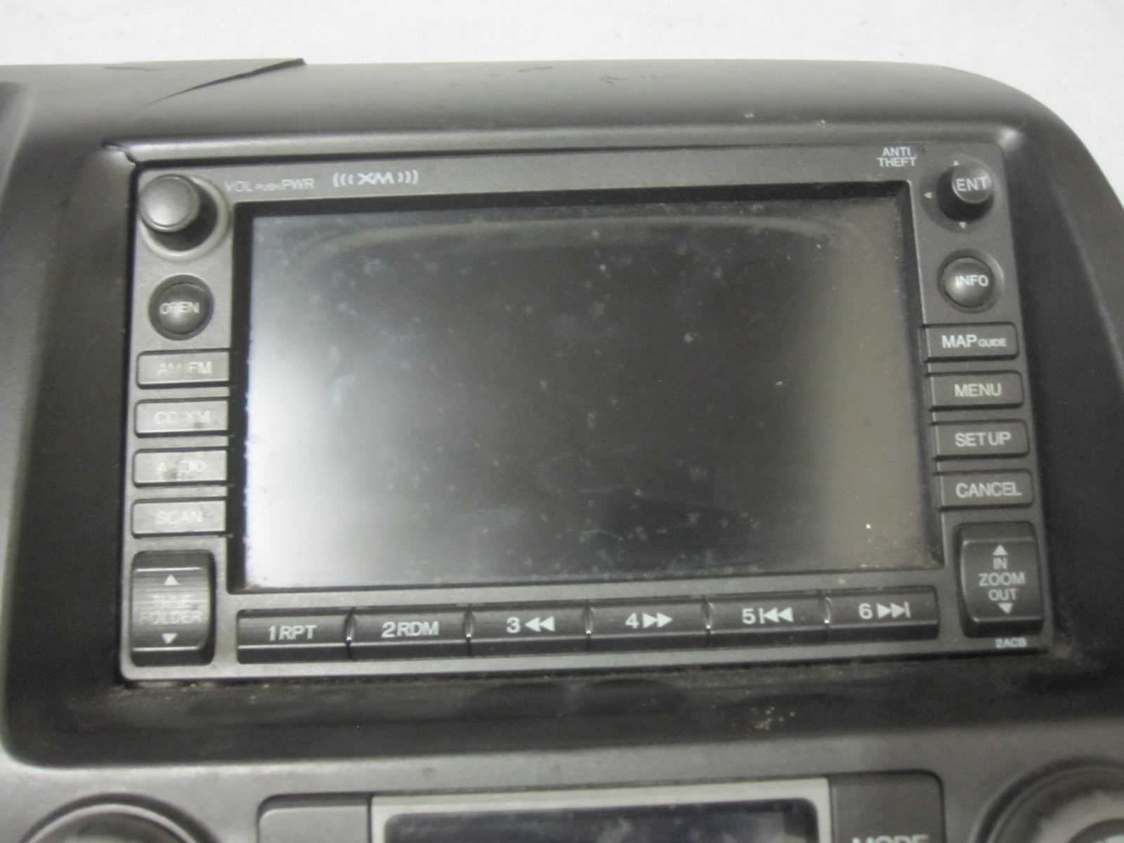 NO CODE 2007-2009 Honda Civic 4dr Hybrid Am Screen Stereo Radio AC Control Trim