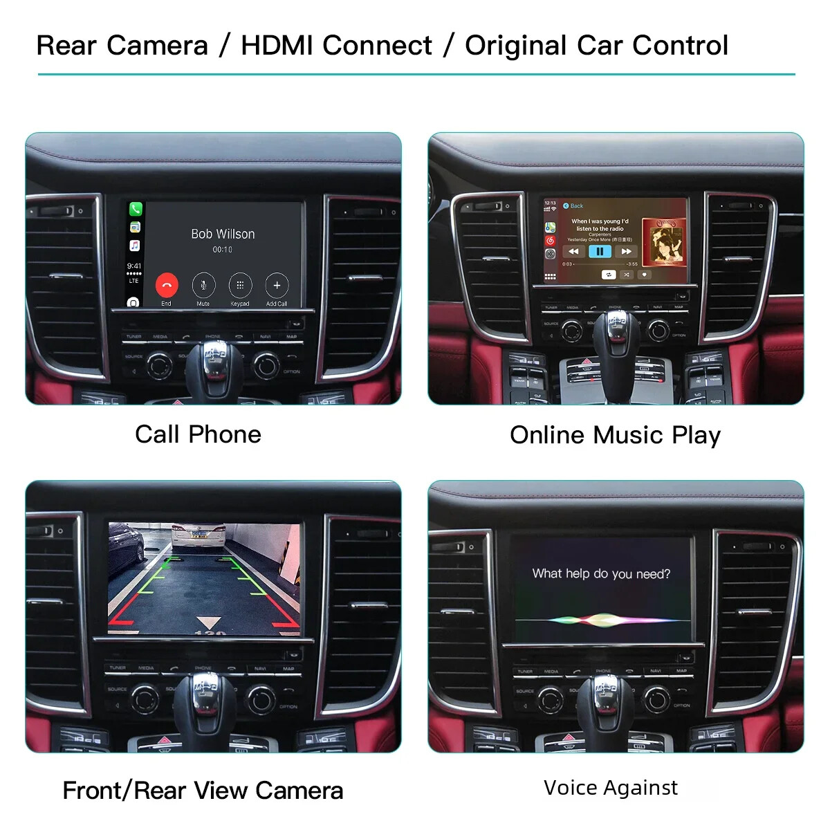 Wireless Carplay Android Auto for Porsche PCM3.1/4.0 Panamera Cayenne Module