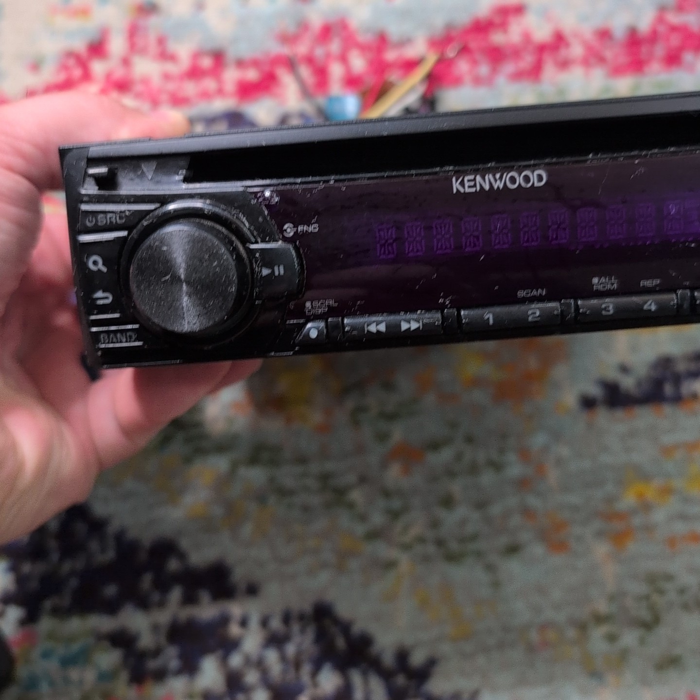 Kenwood KDC-152 1 Din CD Player MP3 WMA Aux In Dash Receiver 50X4 Watts