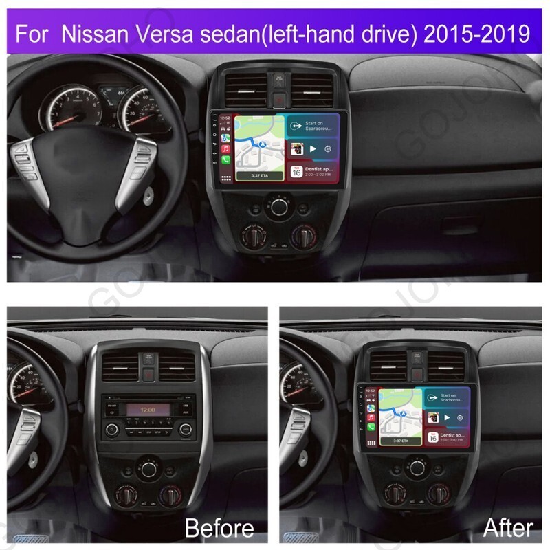 4+64GB Car Radio Stereo Carplay GPS For 2015-2019 Nissan Versa Sedan Android15