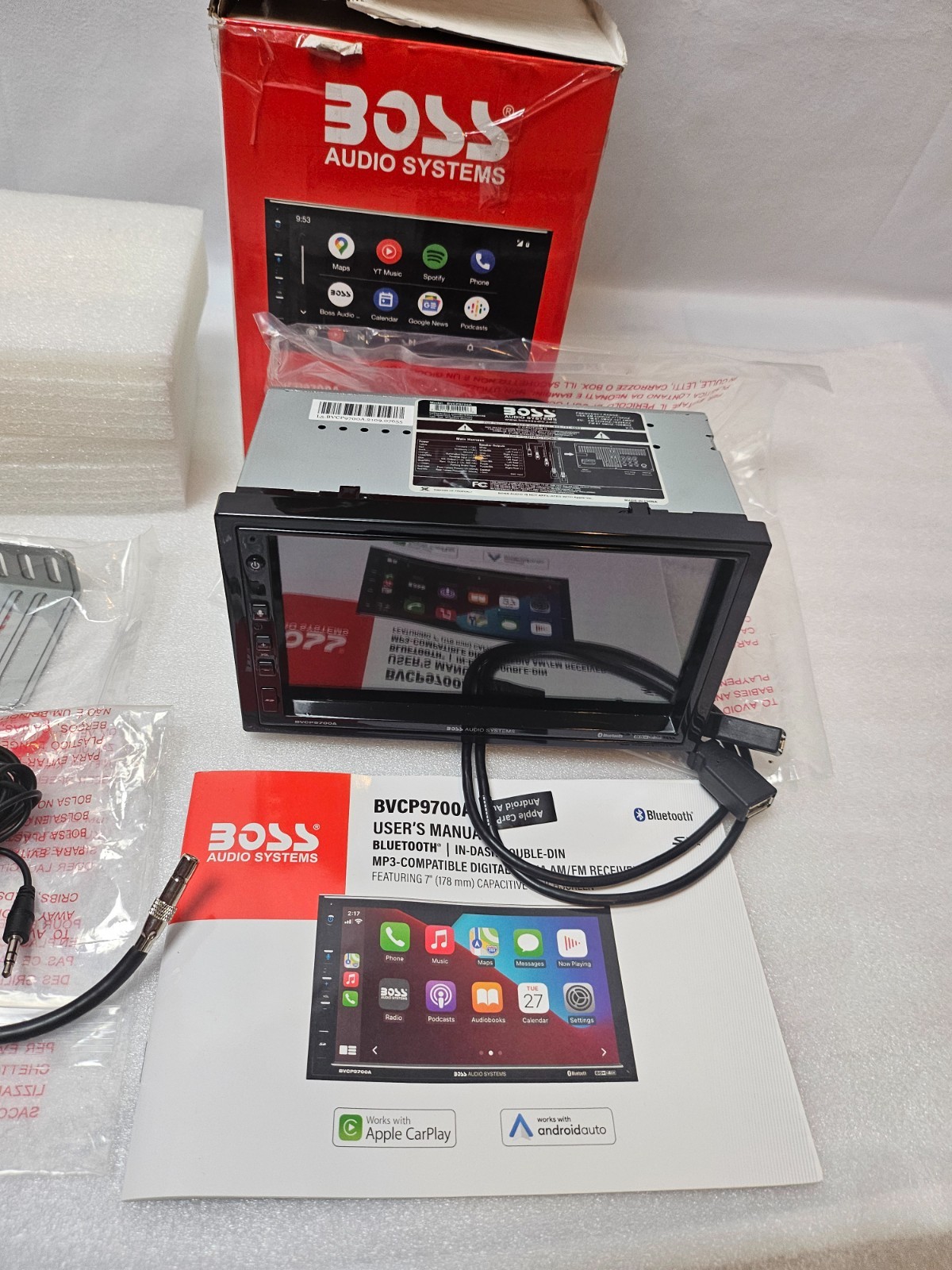 Car Audio Systems BOSS (BVCP9700A) 7 inch Touchscreen CarPlay/Android