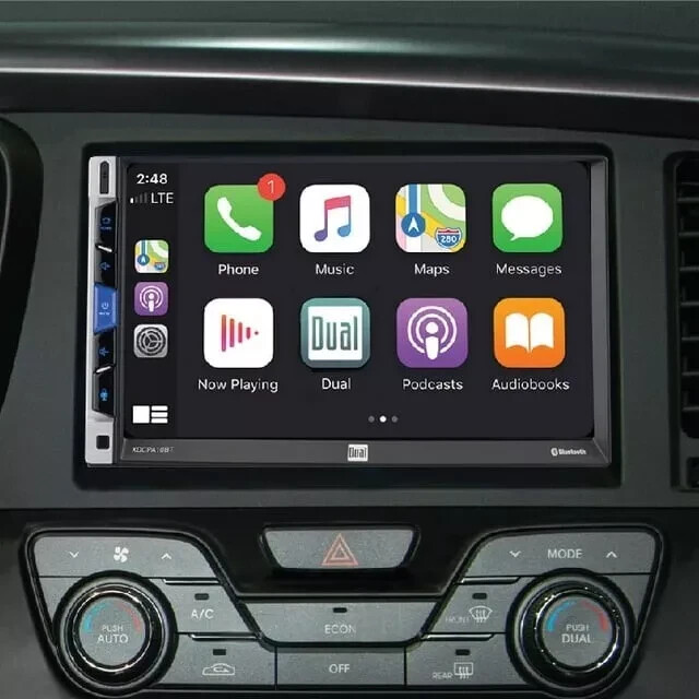Dual Electronics XDCPA10BT 7 inch Double DIN Car Stereo Apple CarPlay & Android™