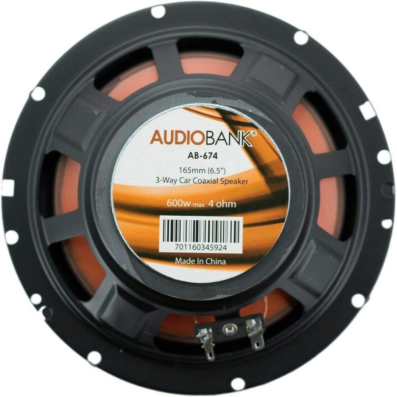 1DIN 200W Car Stereo Bluetooth USB/SD/AUX AM/FM + 2 Pair 6.5″ 600W Car Speaker