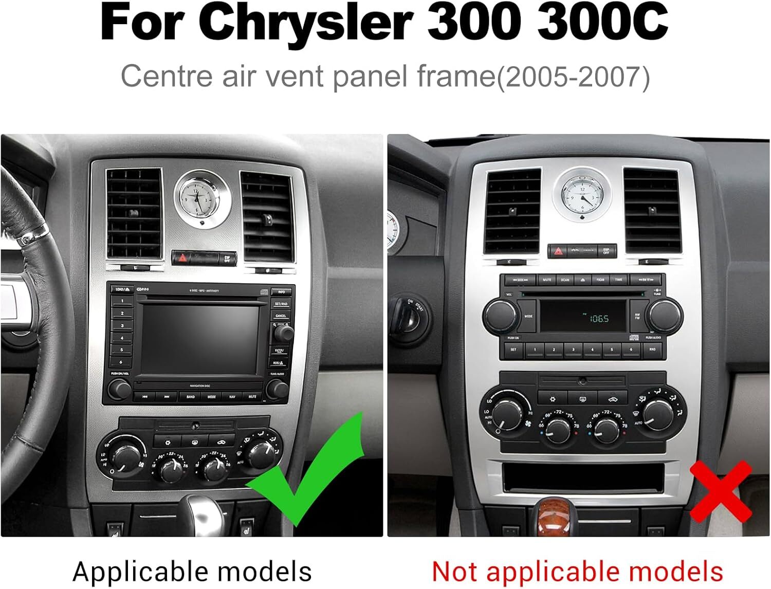 8″ Android 13 Carplay For Chrysler 300C 2005-2007 2Din Car Stereo Radio BT