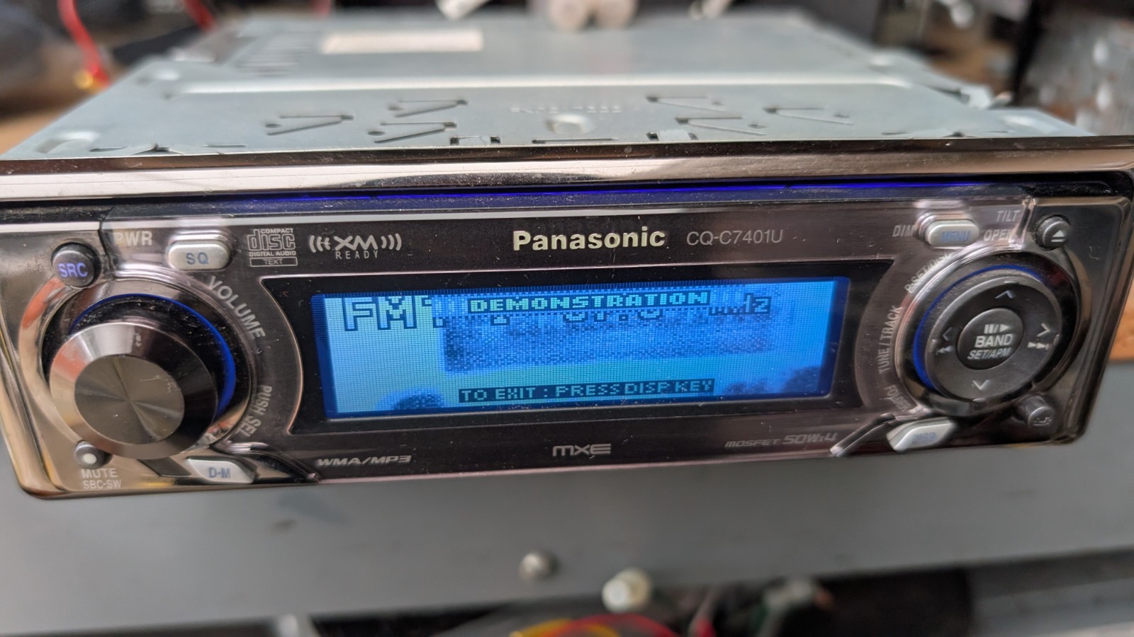 Panasonic CQ-C7401U Car Stereo Used With Bluetooth Auxiliary 🐠🐟
