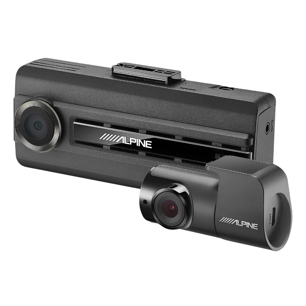 Alpine ILX-W770 6.75″ Shallow-Chassis Multimedia w/ DVR-C310R Dash Camera